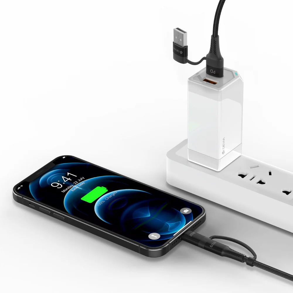 CABLE MULTIFUNCIONAL PARA TODO TIPO DE CELULAR - CARGA RÁPIDA