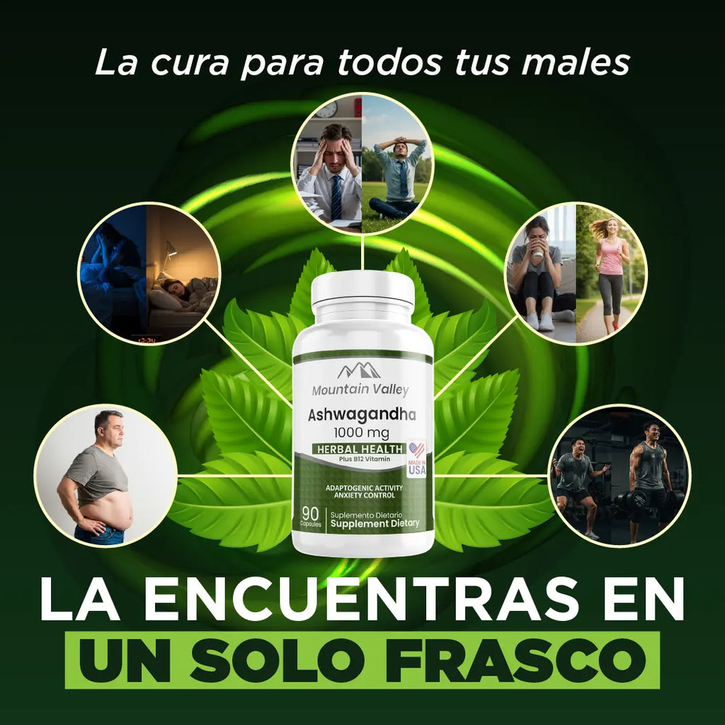 MOUNTAIN VALLEY X 90 CON ASHWAGANDHA Y SIN AZUCAR