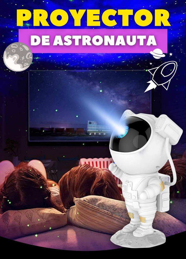PROYECTOR ASTRONAUTA CON BLUETOOTH
