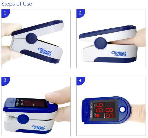 OXÍMETRO PULSO DIGITAL AUTOMÁTICO CON PRECISIÓN PARA DEDO